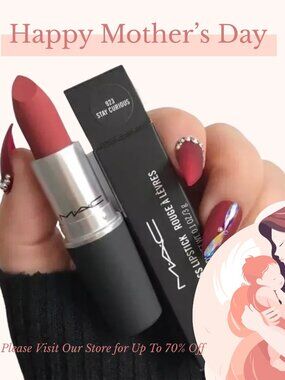 MAC Powder Kiss Lipstick 923 Stay Curious 0.1 Oz/ 3g